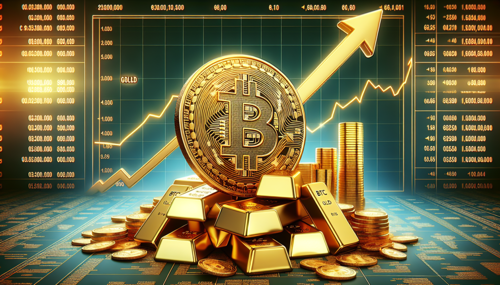 Співвідношення Bitcoin до золота досягло історичного максимуму, оскільки ціна BTC встановлює нові рекорди