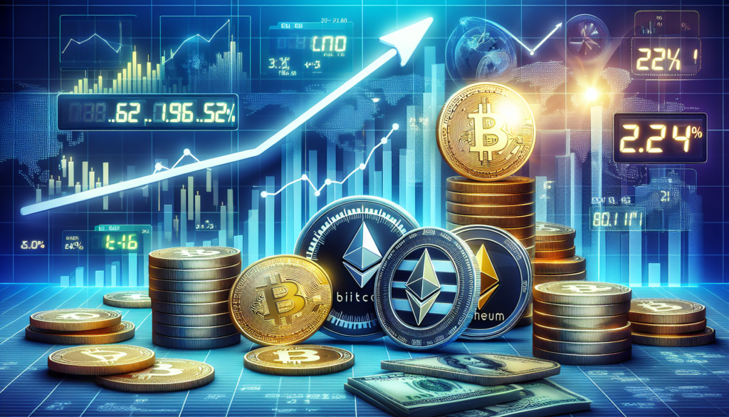 Загальна капіталізація криптовалютного ринку зростає на 3,2% за останні 24 години