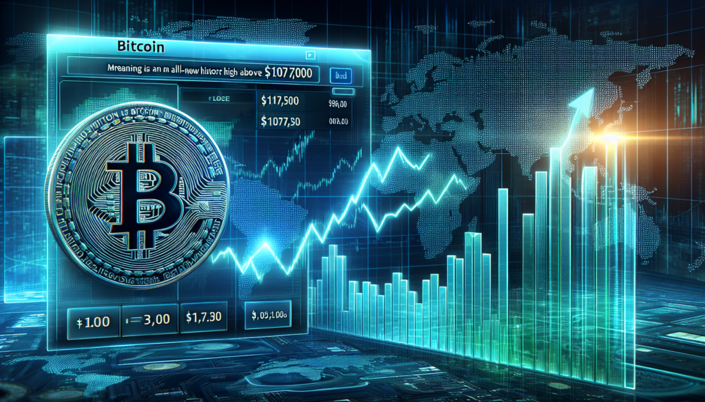 Біткоїн встановив новий історичний максимум вище $107,700