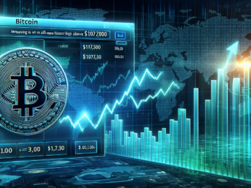Біткоїн встановив новий історичний максимум вище $107,700