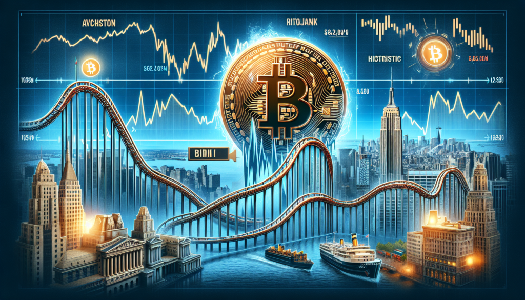 Біткоїн зазнав флеш-волатильності після відкриття Уолл-стріт, досягнувши історичних максимумів, а потім різко знижуючись