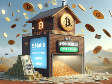 Hut 8 оголошує про купівлю біткоїнів на суму $100 мільйонів, збільшуючи свої активи до понад $1 мільярда