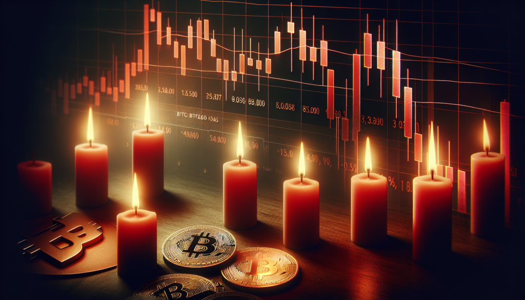 Добовий графік Bitcoin вперше за довгий час демонструє три червоні свічки поспіль