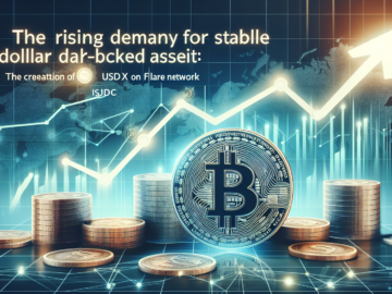 Зростання попиту на стабільний 1:1 долар-backed актив у DeFi: створення USDX на Flare Network