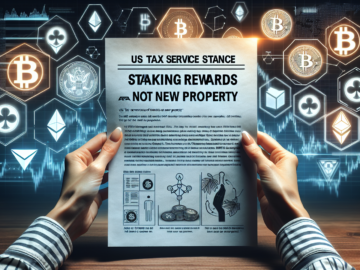 Податкова служба США підтверджує позицію: винагороди від стейкінгу не є новим майном