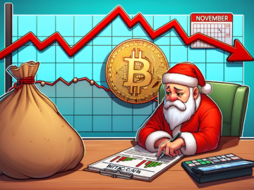 Біткоїн падає до найнижчої ціни з кінця листопада, розчаровуючи надії на “Ралі Санта-Клауса”