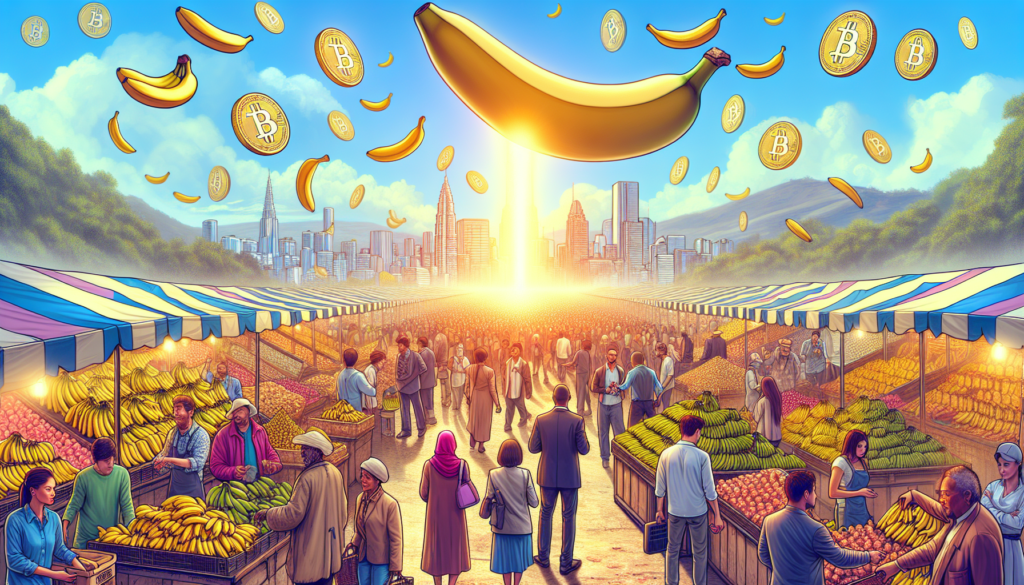 Ринки криптовалют у “Банановій зоні” і рухаються до “Бананової сингулярності”