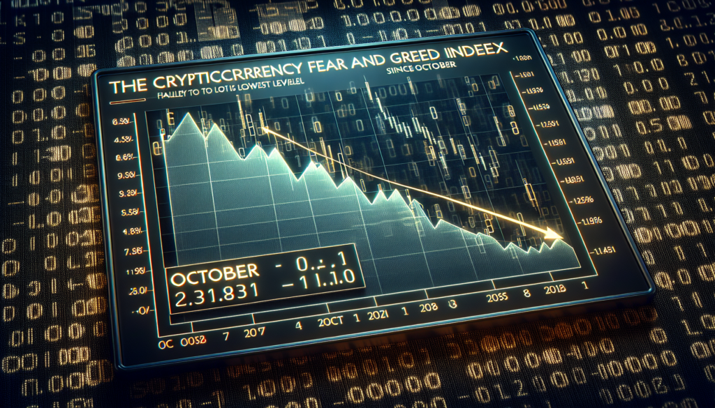 Індекс страху і жадібності криптовалют упав до найнижчого рівня з жовтня