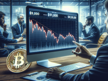 Bitcoin впав на понад 3% нижче $91,000 на тлі перегляду ставок трейдерів щодо скорочення відсоткових ставок ФРС у 2025 році