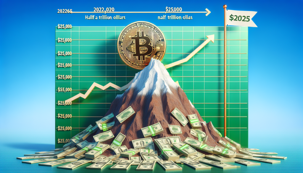 Біткоїн може досягти майже $250,000 у 2025 році завдяки припливу пів трильйона доларів нового капіталу