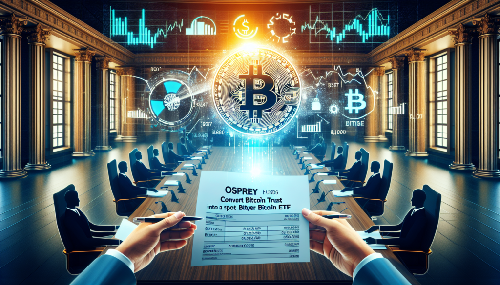 Osprey Funds планує перетворити Osprey Bitcoin Trust на спотовий Bitcoin ETF після завершення угоди з Bitwise