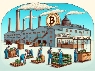 Heritage Distilling стане першим громадським виробником алкогольних напоїв, що прийматиме Bitcoin