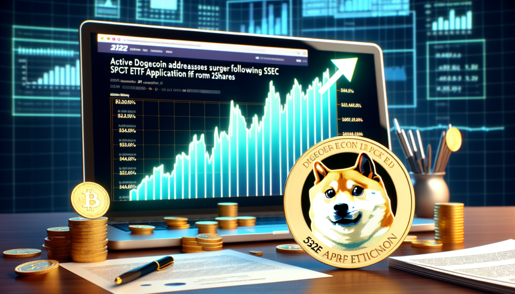 Активні адреси Dogecoin зросли на 528% після визнання SEC заявки на спотовий ETF від 21Shares