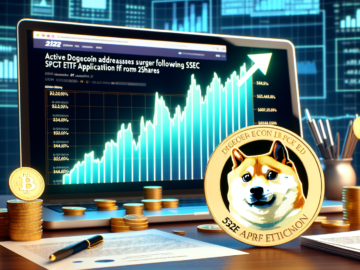 Активні адреси Dogecoin зросли на 528% після визнання SEC заявки на спотовий ETF від 21Shares