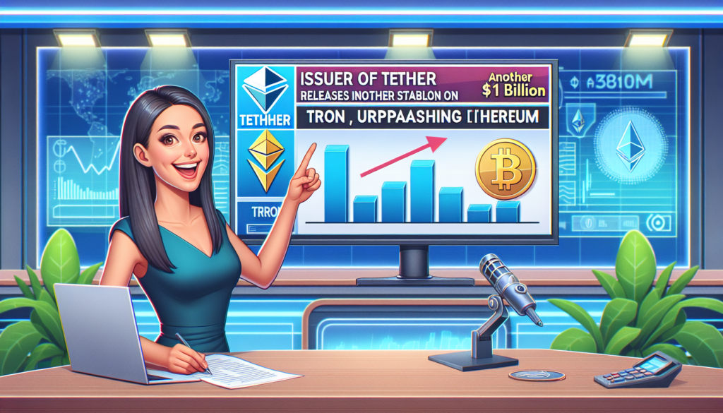 Емітент стейблкоїну Tether випустив ще $1 млрд USDt на Tron, випередивши Ethereum
