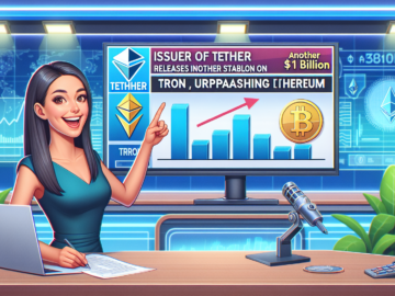 Емітент стейблкоїну Tether випустив ще $1 млрд USDt на Tron, випередивши Ethereum