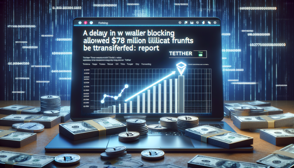 Затримка з блокуванням гаманців Tether дозволила перевести $78 млн незаконних коштів: звіт