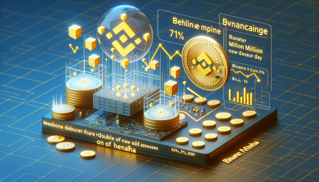 З дебютом 71% токенів Binance Alpha на BNB Chain мережа зареєструвала понад мільйон нових адрес щодня та зафіксувала більш ніж дворазове зростання тижневих обсягів