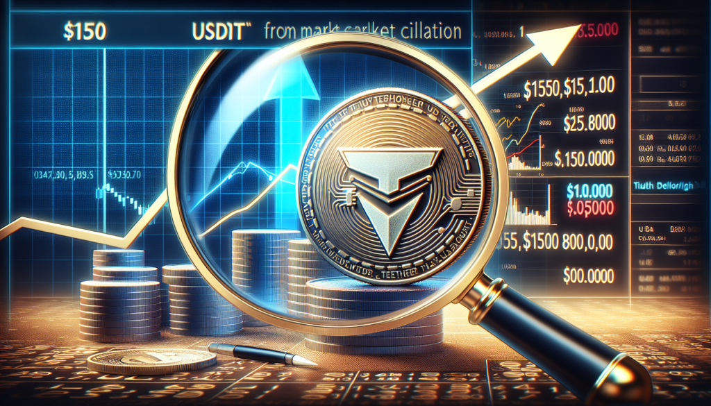 USDt від Tether уперше перевищив $150 млрд ринкової капіталізації