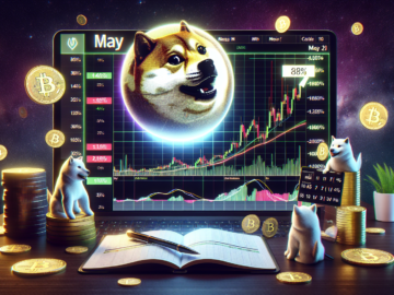 Dogecoin зростає на 38% у травні: бичачий MACD пророкує ралі на 180%
